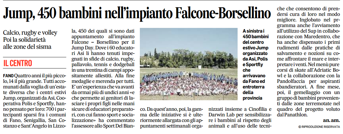 Jump Day, in 450 al Falcone Borsellino by Corriere della sera