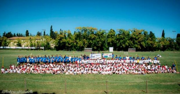 Un Jump Day da favola, 450 bambini in festa al campo da rugby