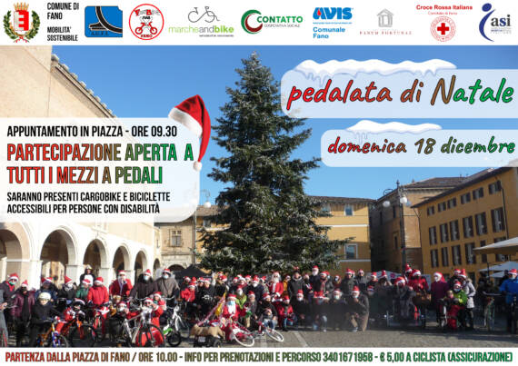 Pedalata di Natale – Le Associazioni Locali di Fano per una giornata di sensibilizzazione sul tema della disabilità