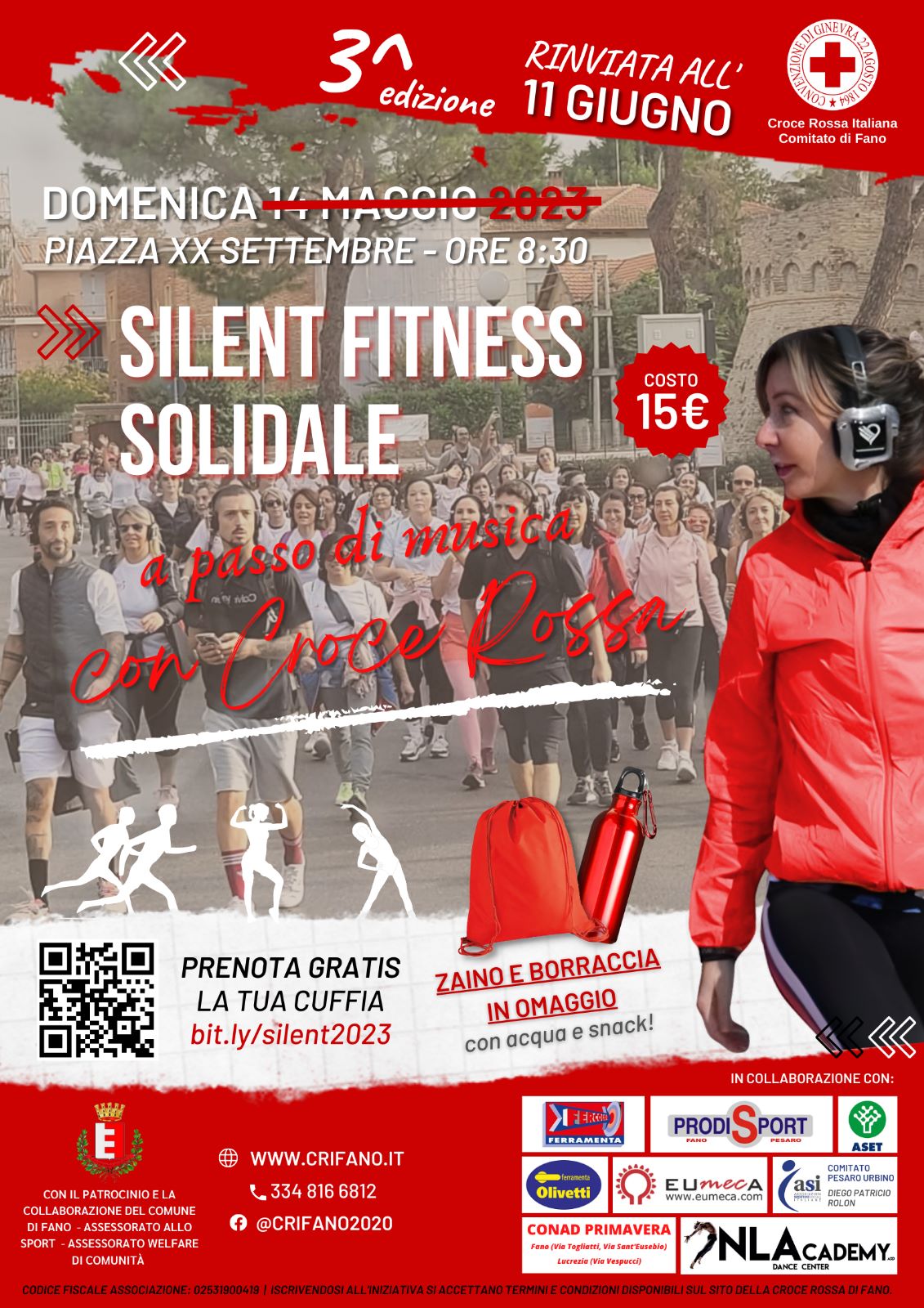 Silent Fitness Solidale – la 3ª Edizione domenica 11 giugno
