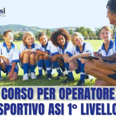 Corso per Operatore Sportivo ASI 1º Livello